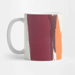 Muted Rainbow ColorFall Fluid Abstract Mug